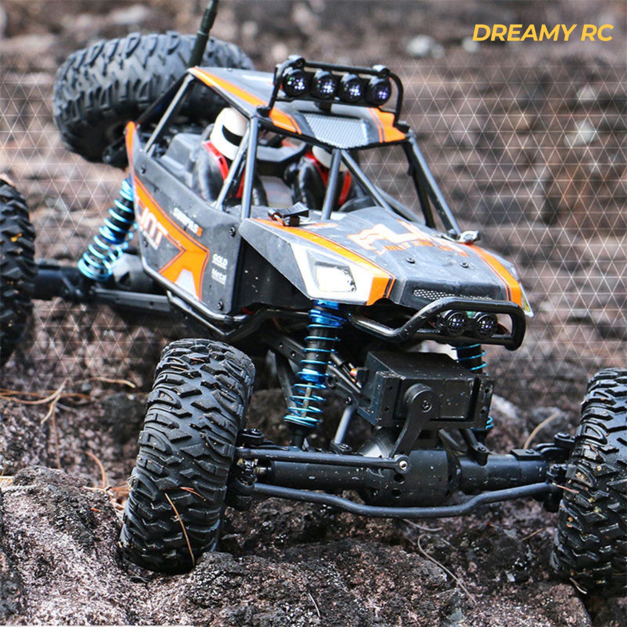4WD Rock Crawler RC Car – Off-Road Remote Control Climbing Vehicle