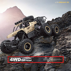 1:12 Scale 6WD Rock Crawler RC Car – 46cm High-Speed Off-Road Remote Control Vehicle