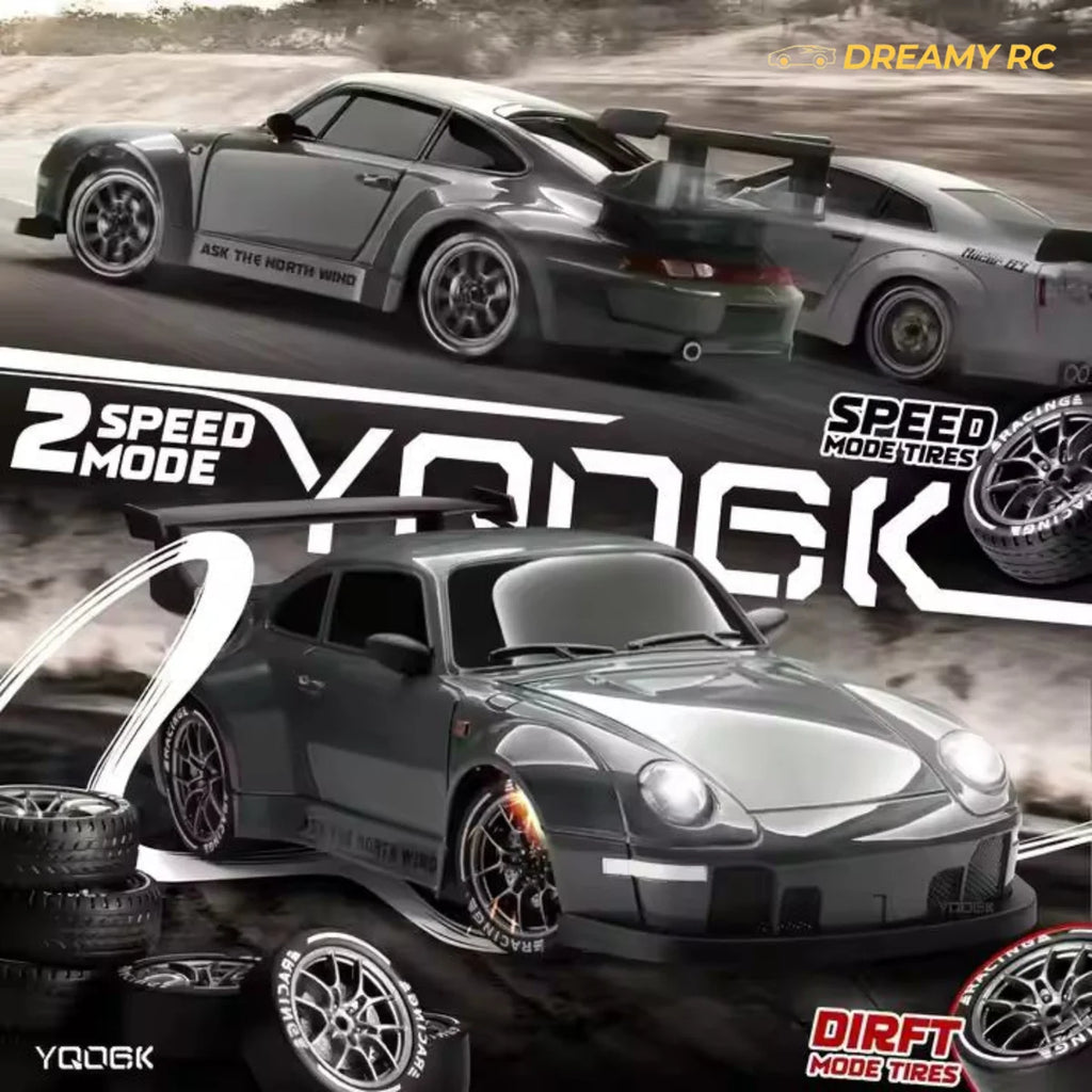 1:24 Scale 4WD Drift RC Car – Mini Electric Remote Control Sports Racing Car
