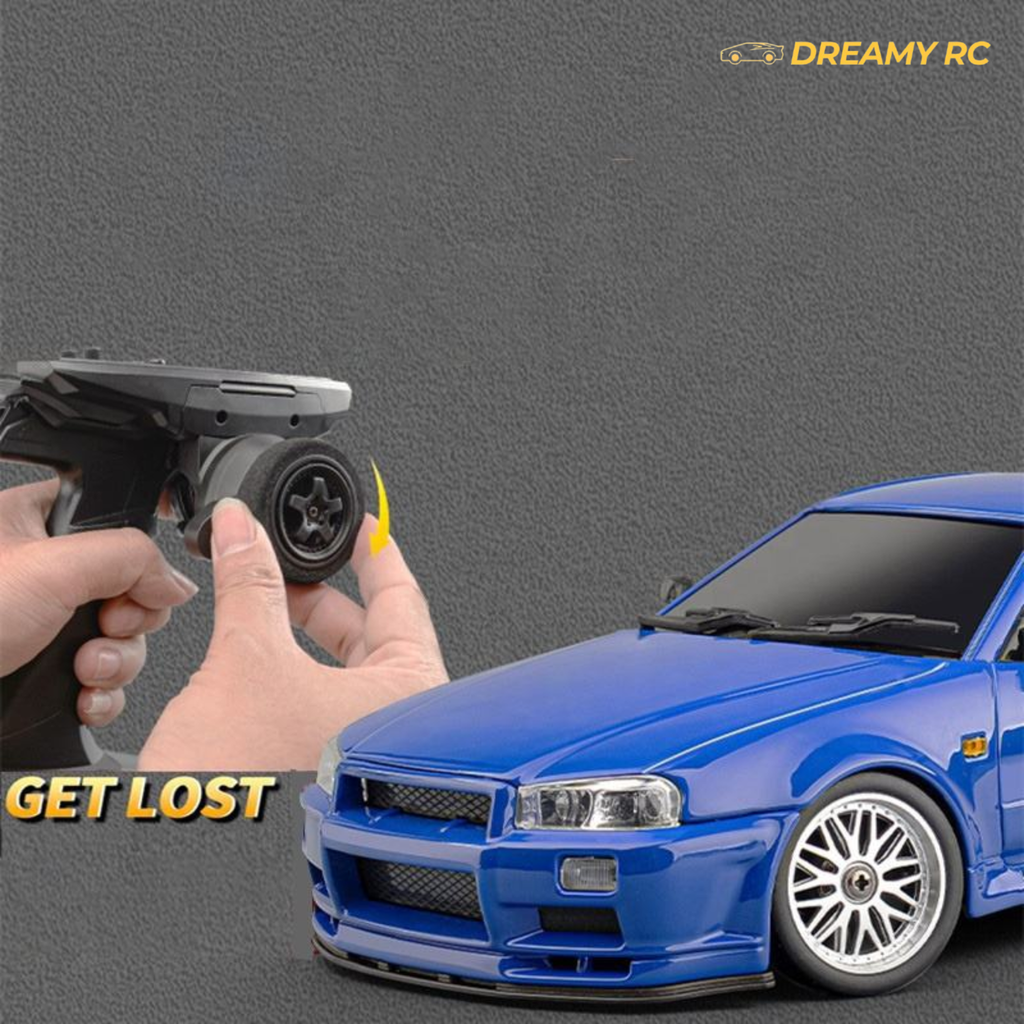 1:18 Scale Hobby Grade Drift RC Car with GYRO – High-Speed Remote Control Racing Car