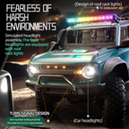 4WD Alloy Chassis Rock Crawler RC Car – Metal Frame Off-Road Remote Control Vehicle