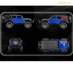 1:10 Scale 4WD Rock Crawler RC Car – Full Proportional Off-Road Remote Control Vehicle