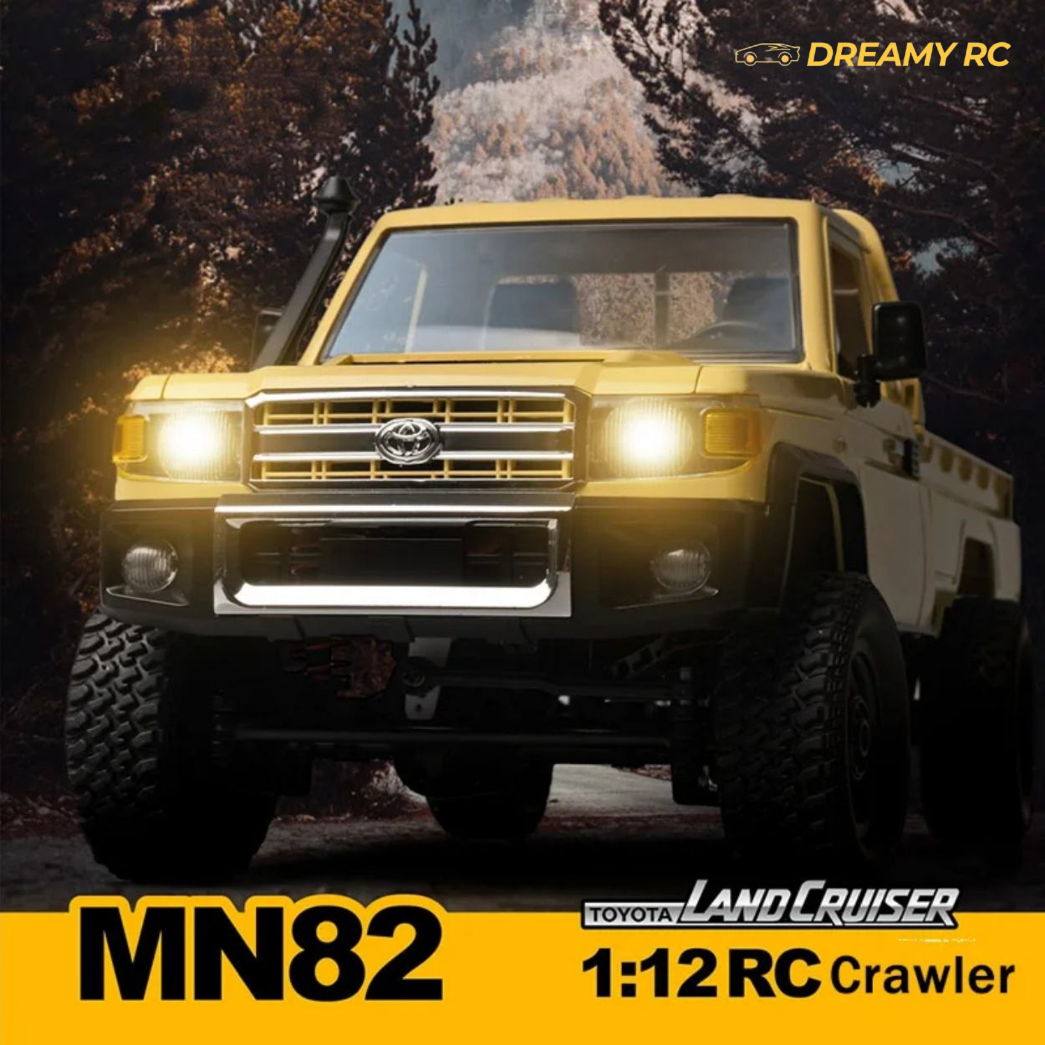 1:12 Scale Retro 4WD Rock Crawler RC Car – Off-Road