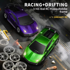 1:43 Scale 4WD RC Drift Car with Gyro – Mini Ready-to-Run Remote Control Car