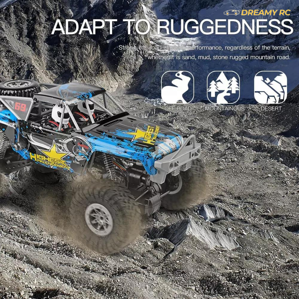 1:10 RTR 4WD Rock Crawler RC Car – Off-Road Remote Control Climbing Vehicle
