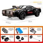 1:16 4WD RC Drift Car – 40 km/h High-Speed Remote Control Racing Car with LED Lights