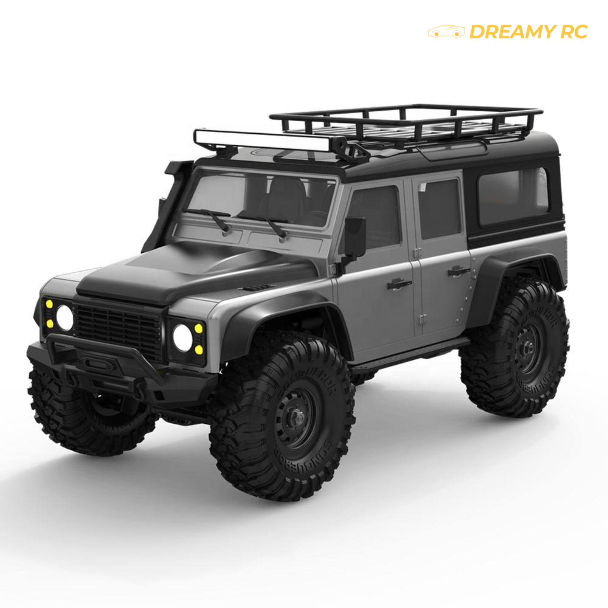 1:16 Scale 4WD Rock Crawler RC Car – Hobby Grade Off-Road Defender Style Remote Control Vehicle