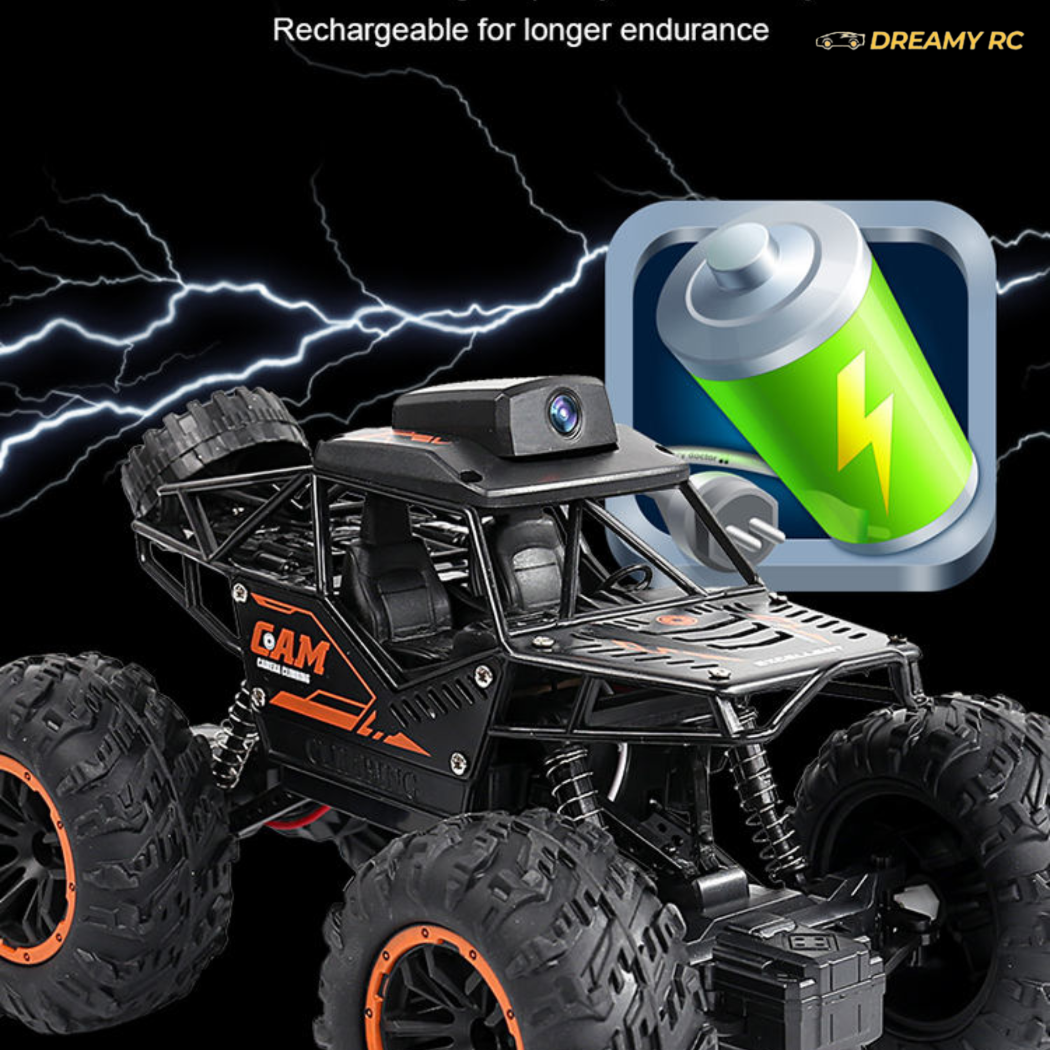 1:18 Scale WiFi Camera RC Stunt Car – 4WD Dual Control Remote Control Vehicle