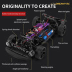 1:16 4WD RC Drift Car – 40 km/h High-Speed Remote Control Racing Car with LED Lights