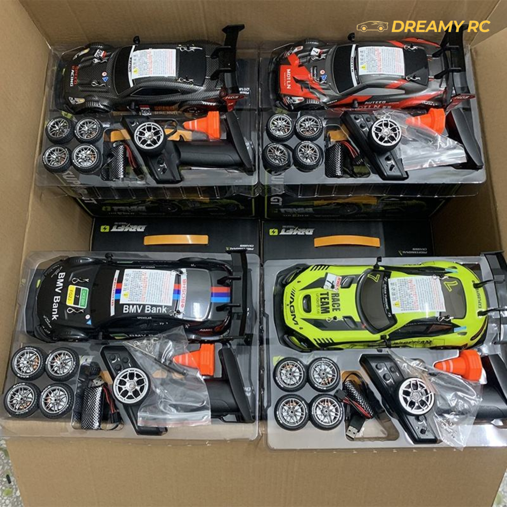 High-Performance 4WD RC Drift Car with ESP Gyro – 2.4GHz Remote Control