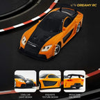 1:43 Scale 4WD Mini RC Drift Car with LED Lights