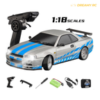 1:18 Scale Hobby Grade Drift RC Car with GYRO – High-Speed Remote Control Racing Car