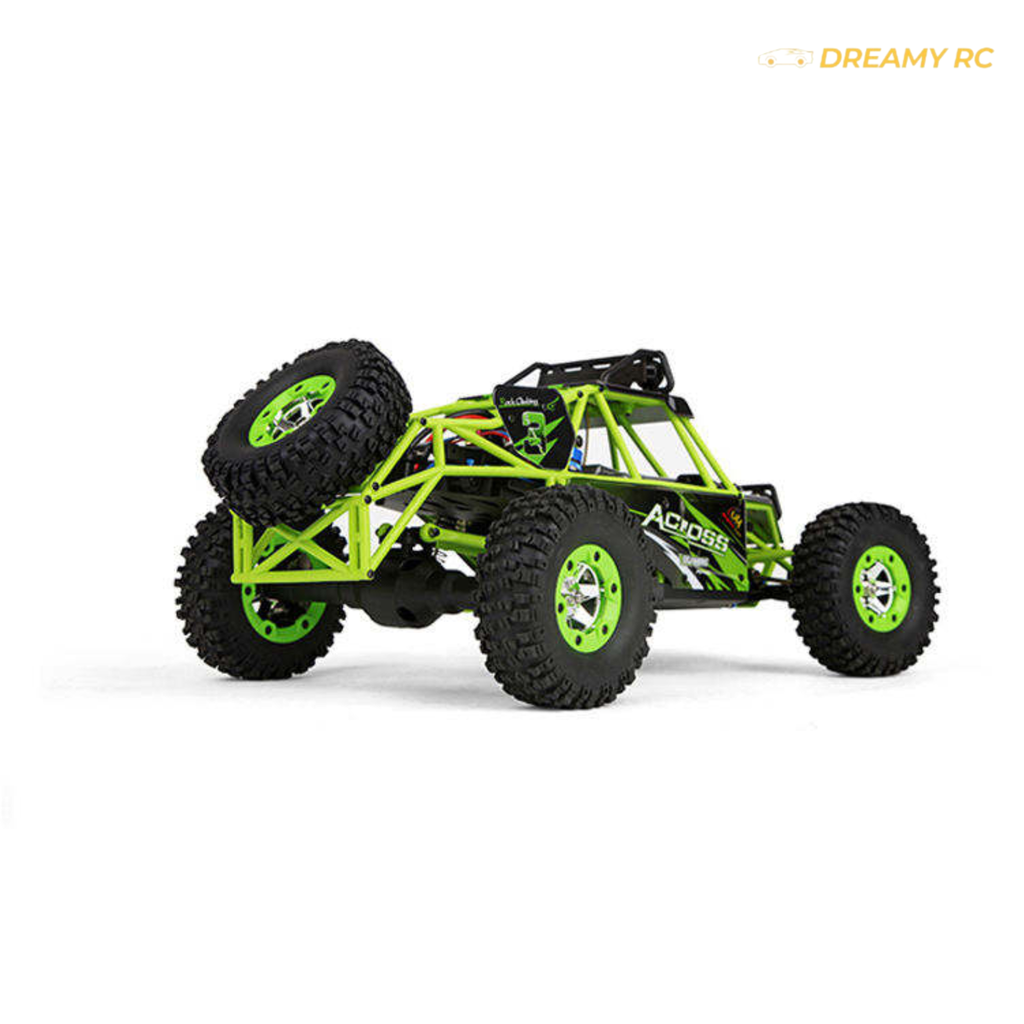 1:12 Scale 4WD High-Speed Rock Crawler RC Car with LED Lights & 2.4GHz Remote Control