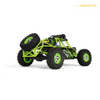 1:12 Scale 4WD High-Speed Rock Crawler RC Car with LED Lights & 2.4GHz Remote Control