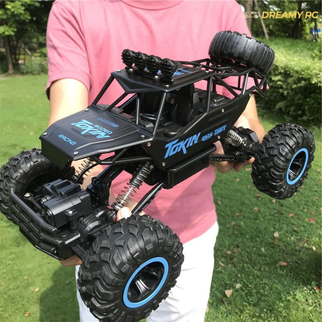 1:12 Scale 4x4 Rock Crawler RC Car – Alloy Body Off-Road Remote Control Vehicle