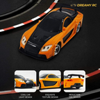 1:43 Scale 4WD Mini RC Drift Car with LED Lights
