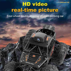 HD Wi-Fi Camera RC Crawler Car – High-Speed 4WD Stunt & Off-Road Remote Control Vehicle