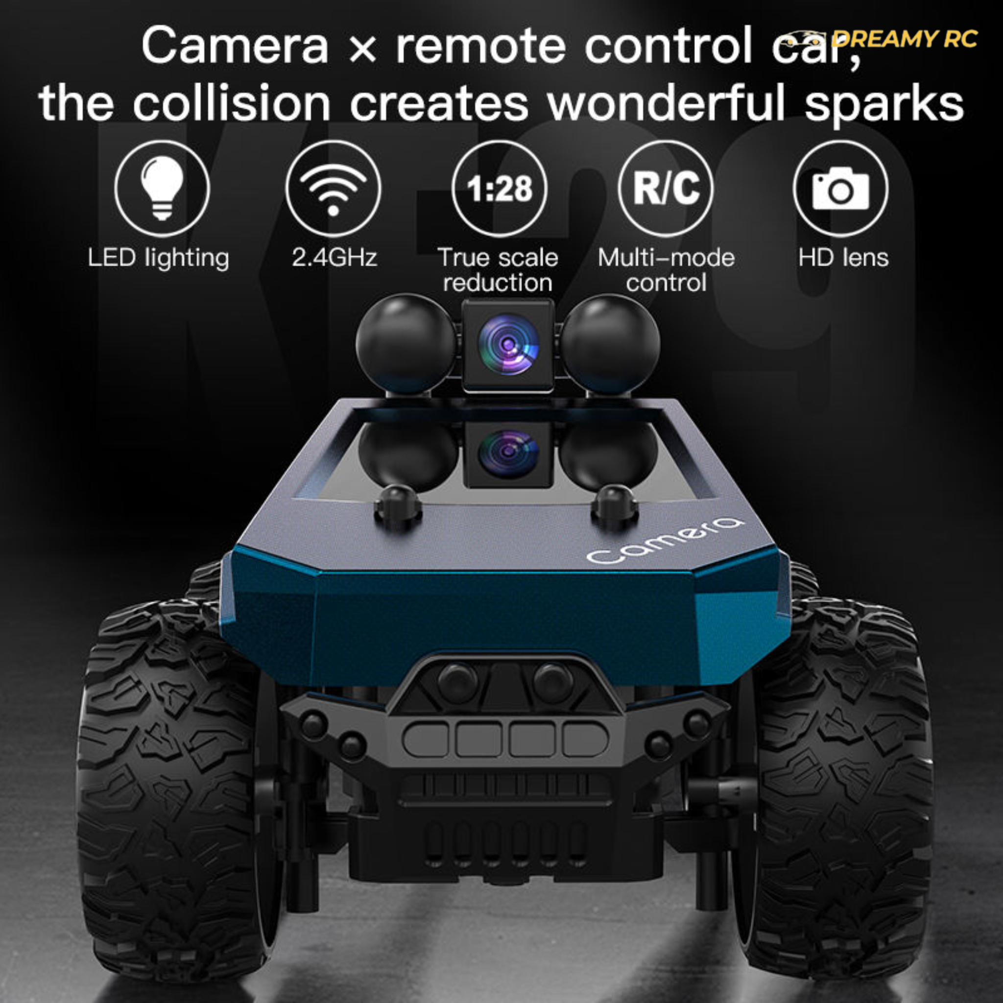 1:28 FPV RC Car with WiFi Camera – High-Speed Off-Road Remote Control Vehicle