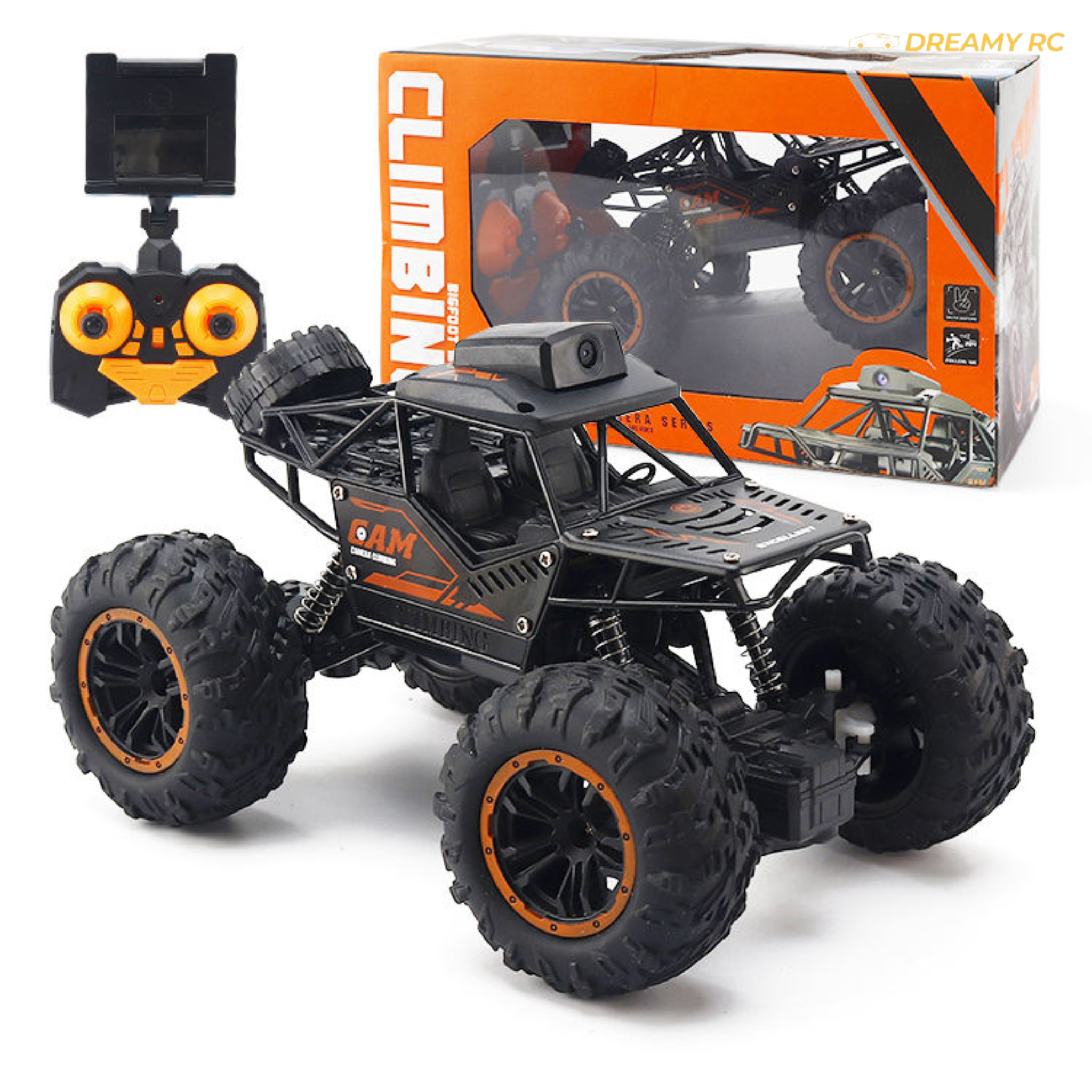720P WiFi FPV RC Car with Camera – Remote Control Climbing Car with Live Video Transmission