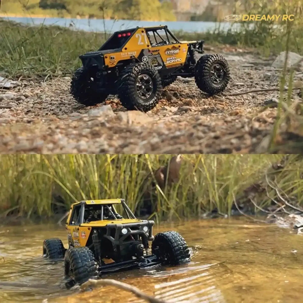 1:24 Scale Metal RC Crawler – 4WD Mini Rock Climbing Remote Control Car