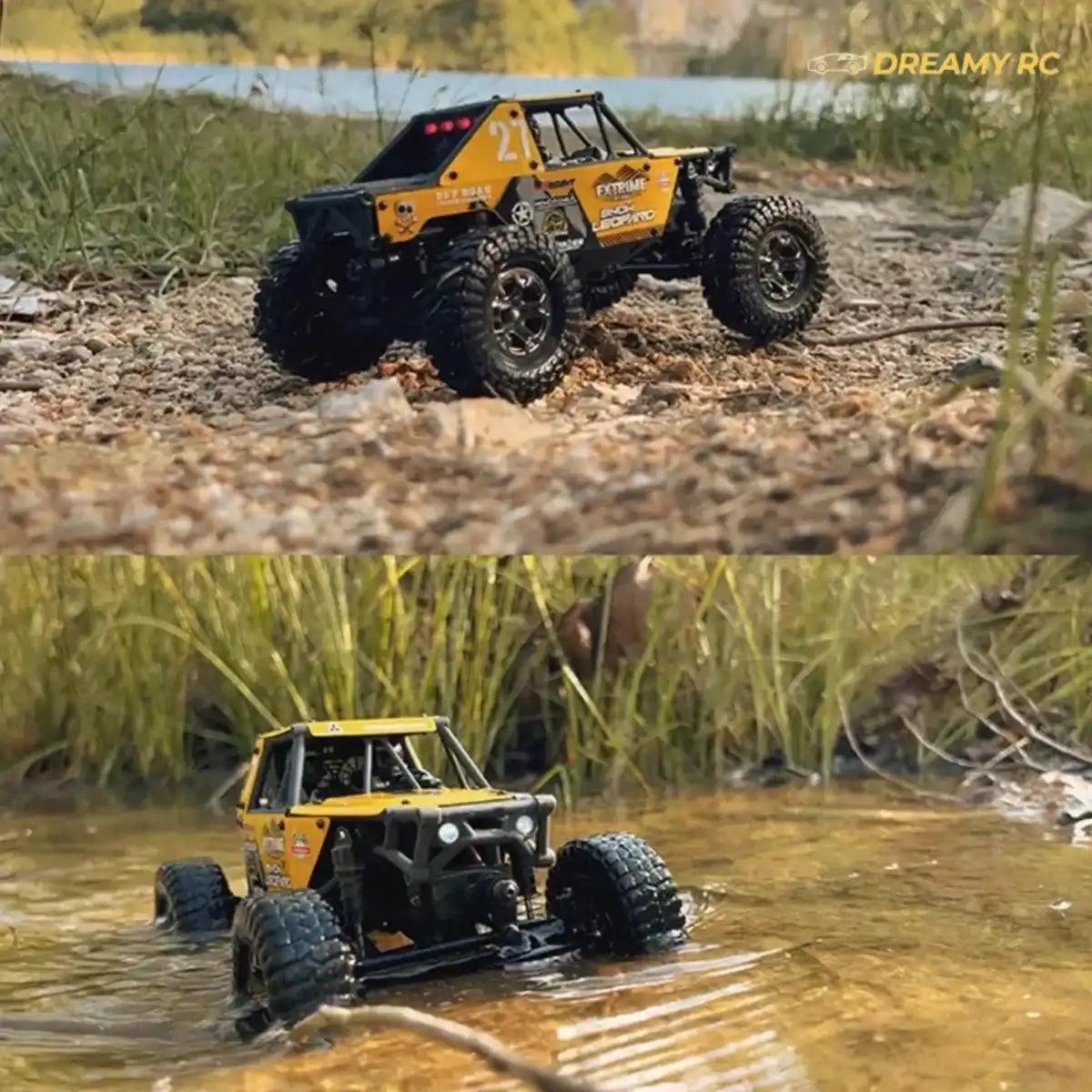 1:24 Scale Metal RC Crawler – 4WD Mini Rock Climbing Remote Control Car
