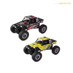 1:24 Scale Brushless 4WD RC Rock Crawler – Mini Off-Road Remote Control Car with LED Lights