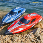 High-Speed Waterproof RC Boat – Electric Speedboat with Navigation Lights