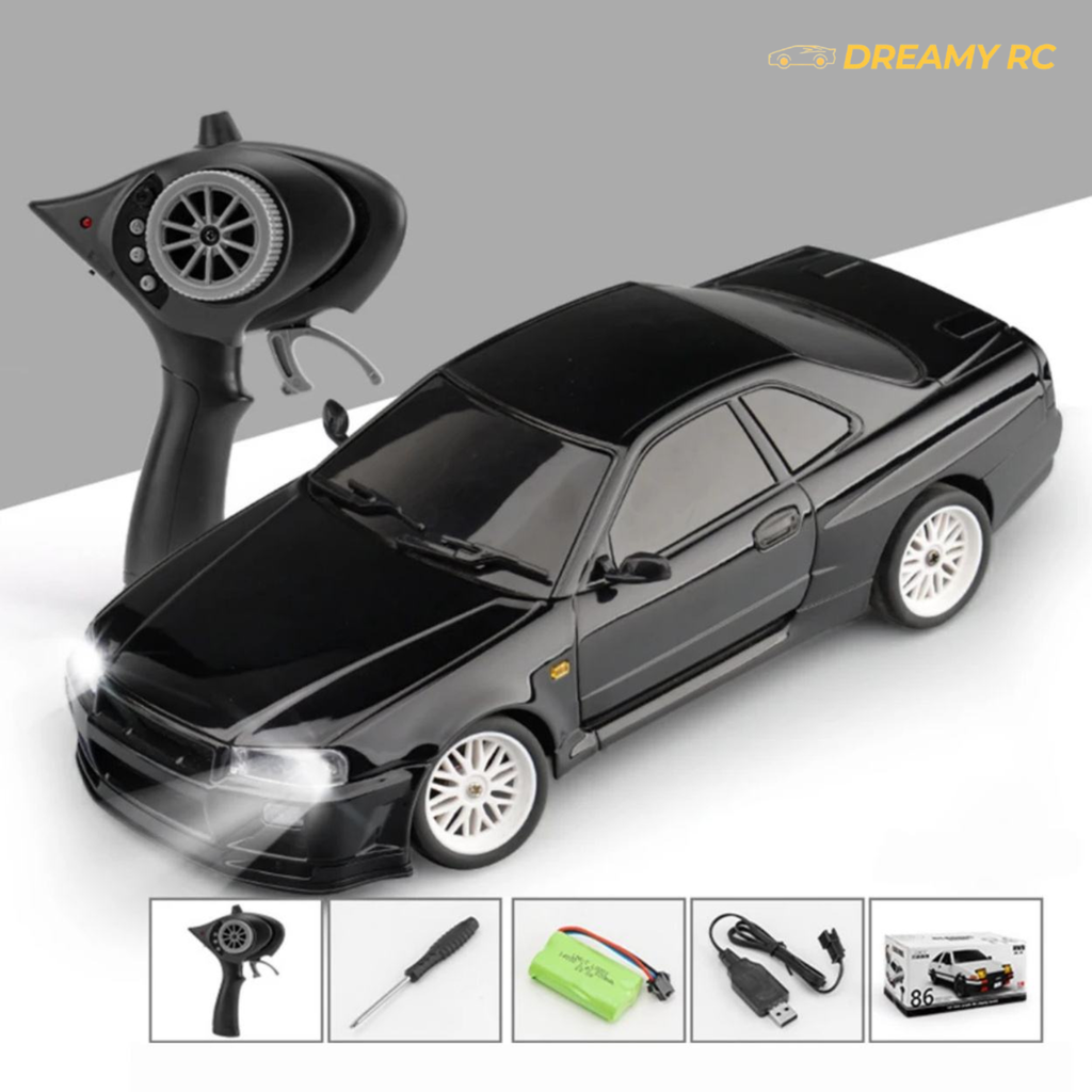 LDRC A99 1:18 RWD Drift RC Car – Electric Remote Control Racing Car with LED Lights