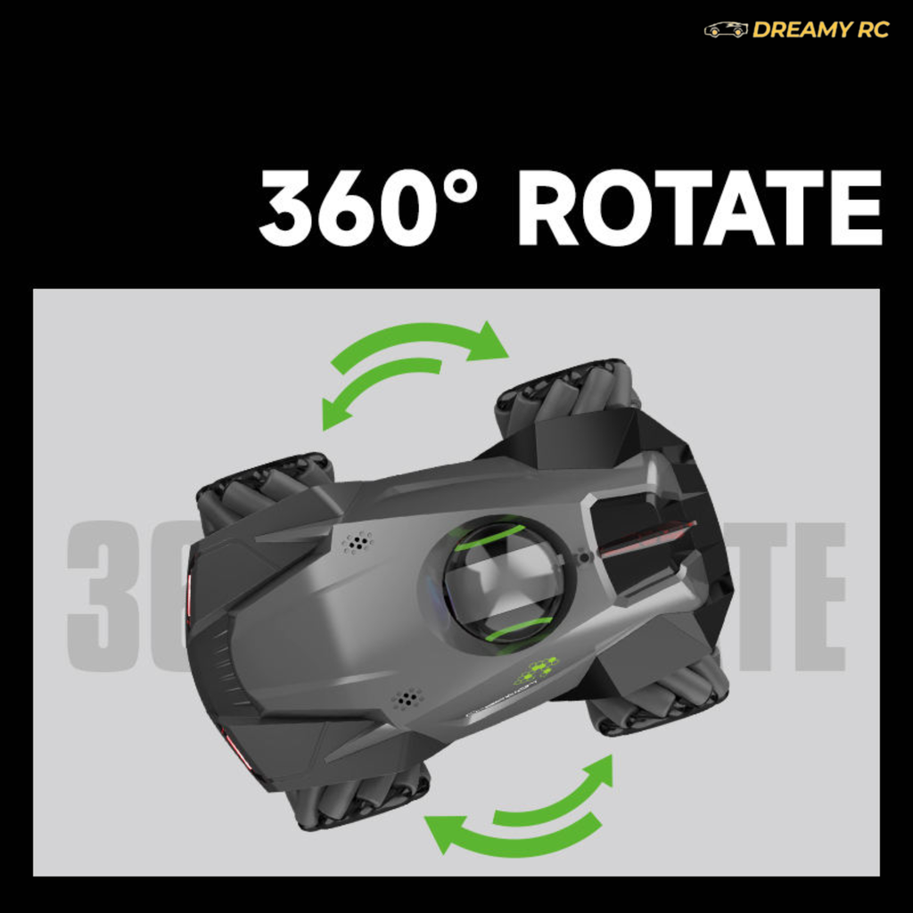 720P WiFi FPV Stunt RC Car with Camera – 2.4GHz Remote Control Drift & Rock Crawler