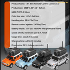 Wltoys 1:64 FPV Mini RC Car with HD Camera & 2.4GHz Remote Control