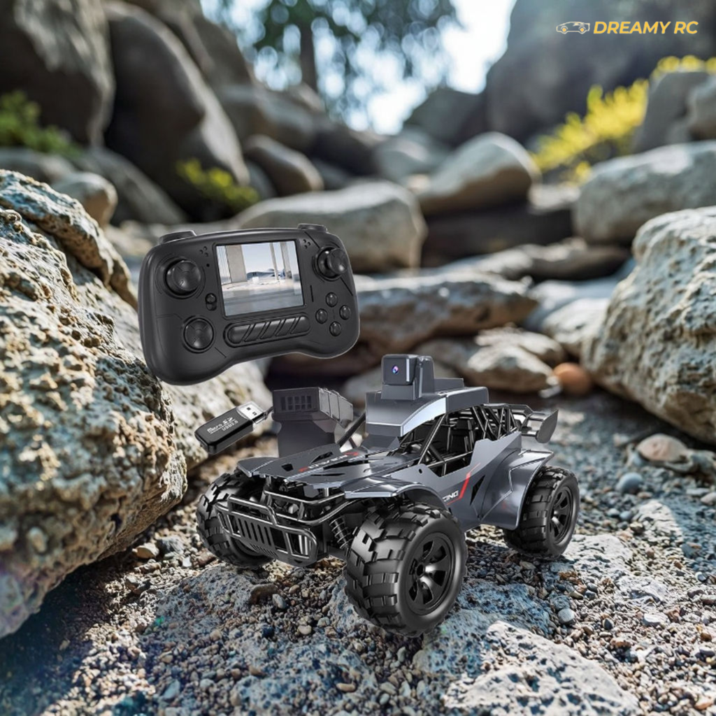 20 KM/H FPV RC Race Car with HD Camera & LCD Display – Real-Time Remote Control Racing Car