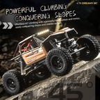 JJRC C8808 1:18 Scale 4WD Rock Crawler RC Car – Off-Road Remote Control Climbing Vehicle