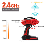 Alloy 4WD RC Car with LED Lights – 2.4GHz Off-Road