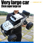 Alloy 4WD RC Car with LED Lights – 2.4GHz Off-Road