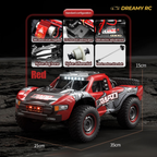 Brushless 4WD High-Speed RC Car – 70 km/h Off-Road Remote Control Racer