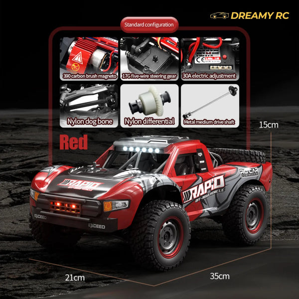 Brushless 4WD High-Speed RC Car – 70 km/h Off-Road Remote Control Racer