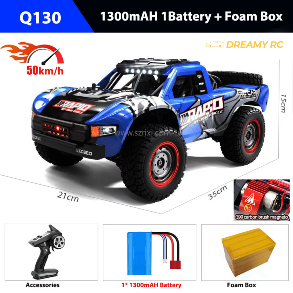 JJRC Q130A 1:16 4WD High-Speed Drift RC Car – 50 km/h