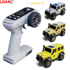 LDARC X43 1:43 Scale Full-Time 4WD Micro Rock Crawler RC Car