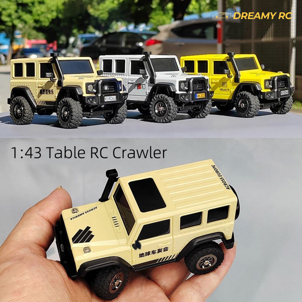 LDARC X43 1:43 Scale Full-Time 4WD Micro Rock Crawler RC Car