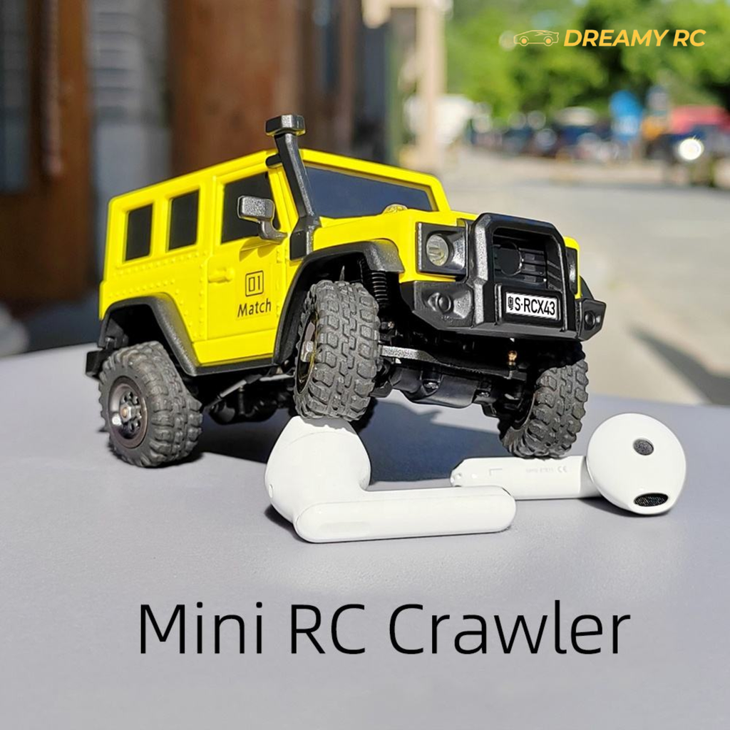 LDARC X43 1:43 Scale Full-Time 4WD Micro Rock Crawler RC Car