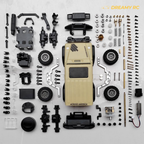 LDARC X43 1:43 Scale Full-Time 4WD Micro Rock Crawler RC Car