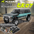 RLAARLO TK07 1:7 Scale RTR Rock Crawler RC Car – Metal 4WD Off-Road Electric Vehicle