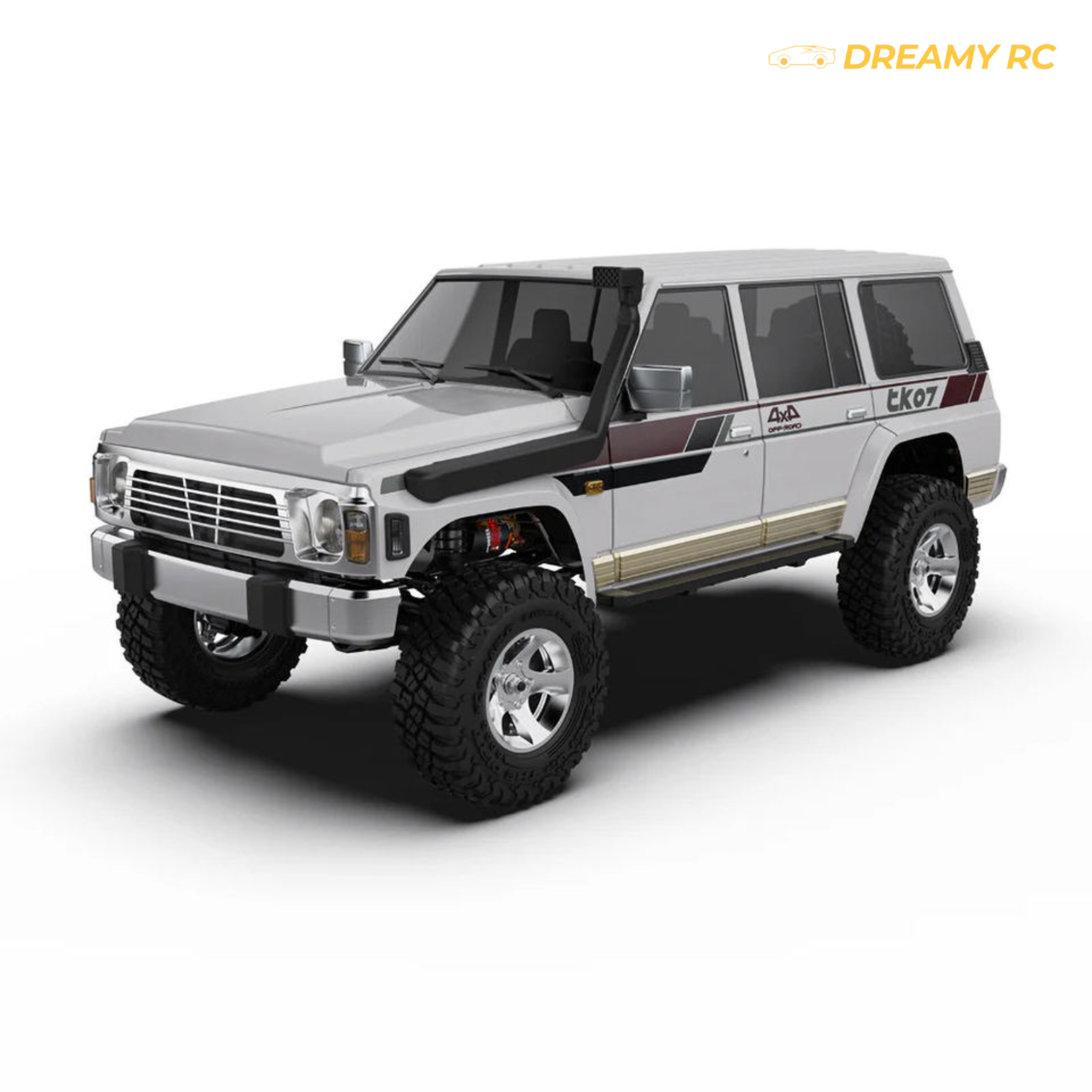 RLAARLO TK07 1:7 Scale RTR Rock Crawler RC Car – Metal 4WD Off-Road Electric Vehicle