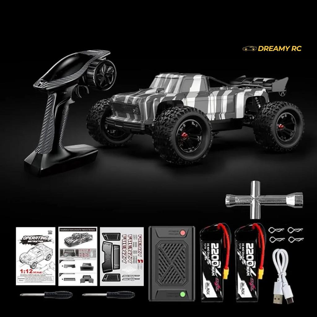 HOSHI N517A Frenzy 1:12 4WD Brushless RC Truggy — 70 km/h, Dual 3S (RTR) image 4