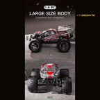 HOSHI N518 Raptor II 1:8 4WD Brushless RC Monster Truck — 100 km/h, 3670 Motor image 3