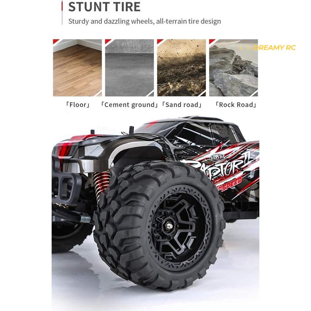 HOSHI N518 Raptor II 1:8 4WD Brushless RC Monster Truck — 100 km/h, 3670 Motor image 11