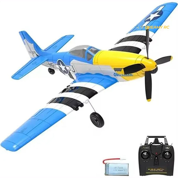 VolantexRC P-51D Mustang 400mm RC Plane Blue Obsession