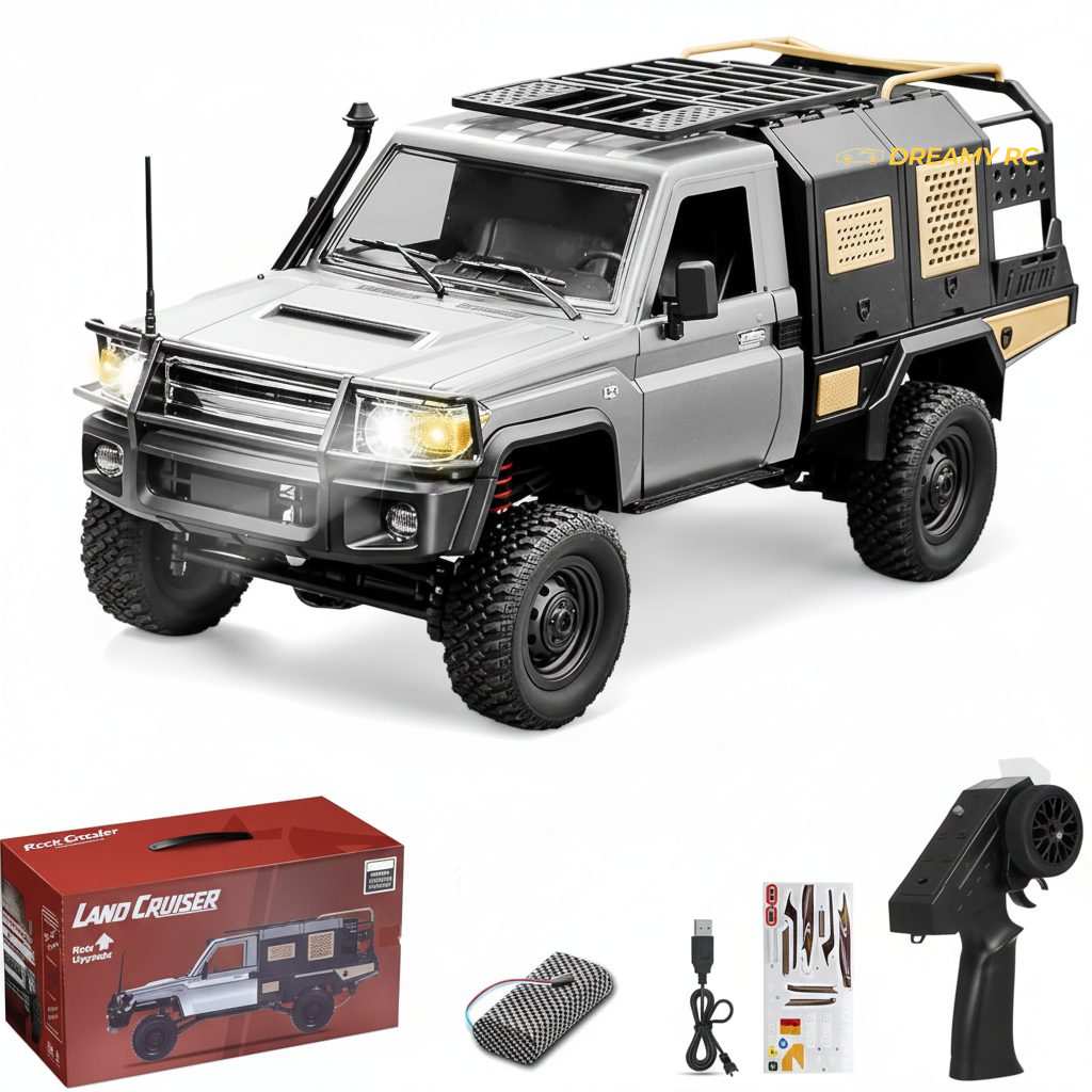 MN Model MN82S 1:12 4WD RC Crawler, LED & Sound