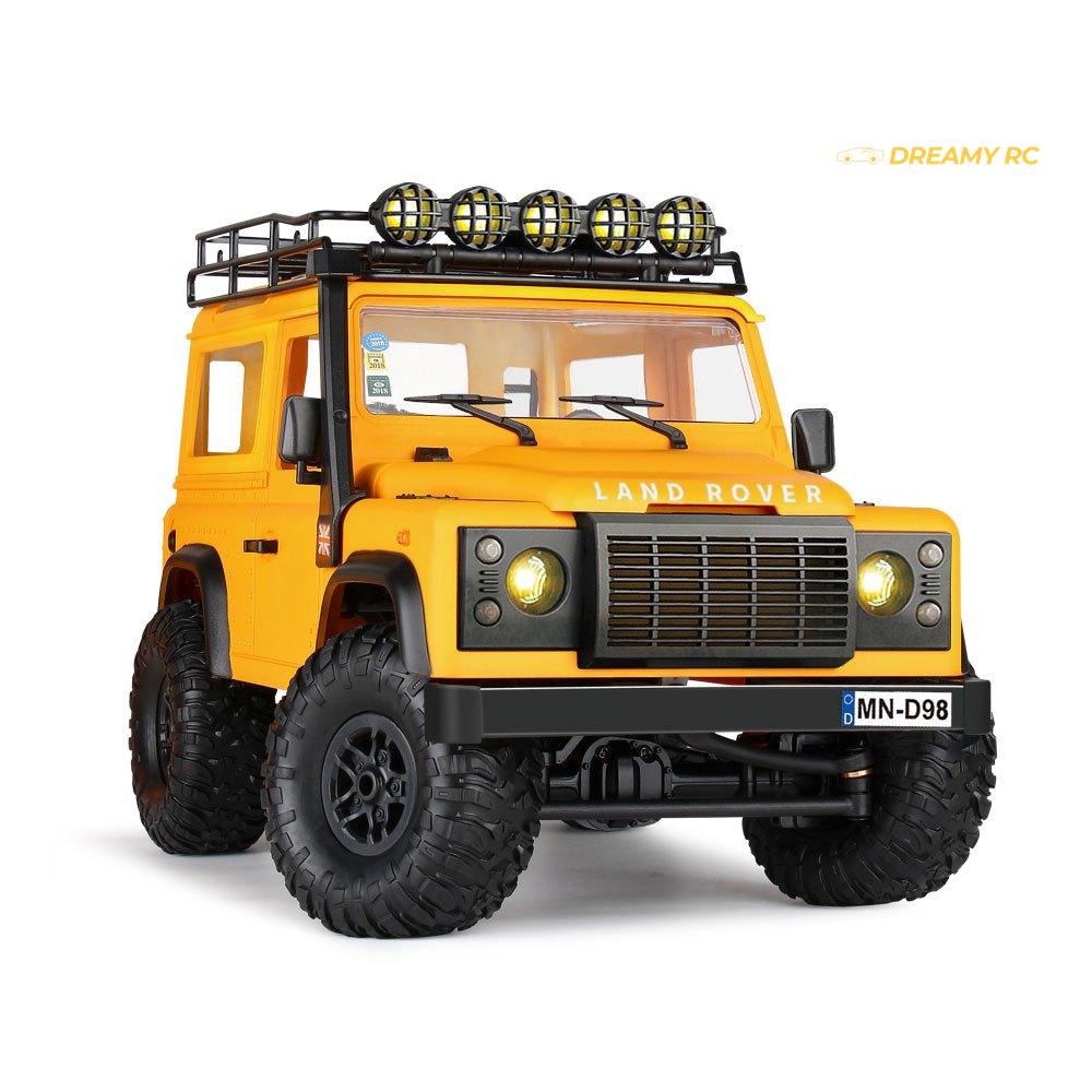 MN Model MN98 1:12 Defender-Style RC Crawler, Roof Lights