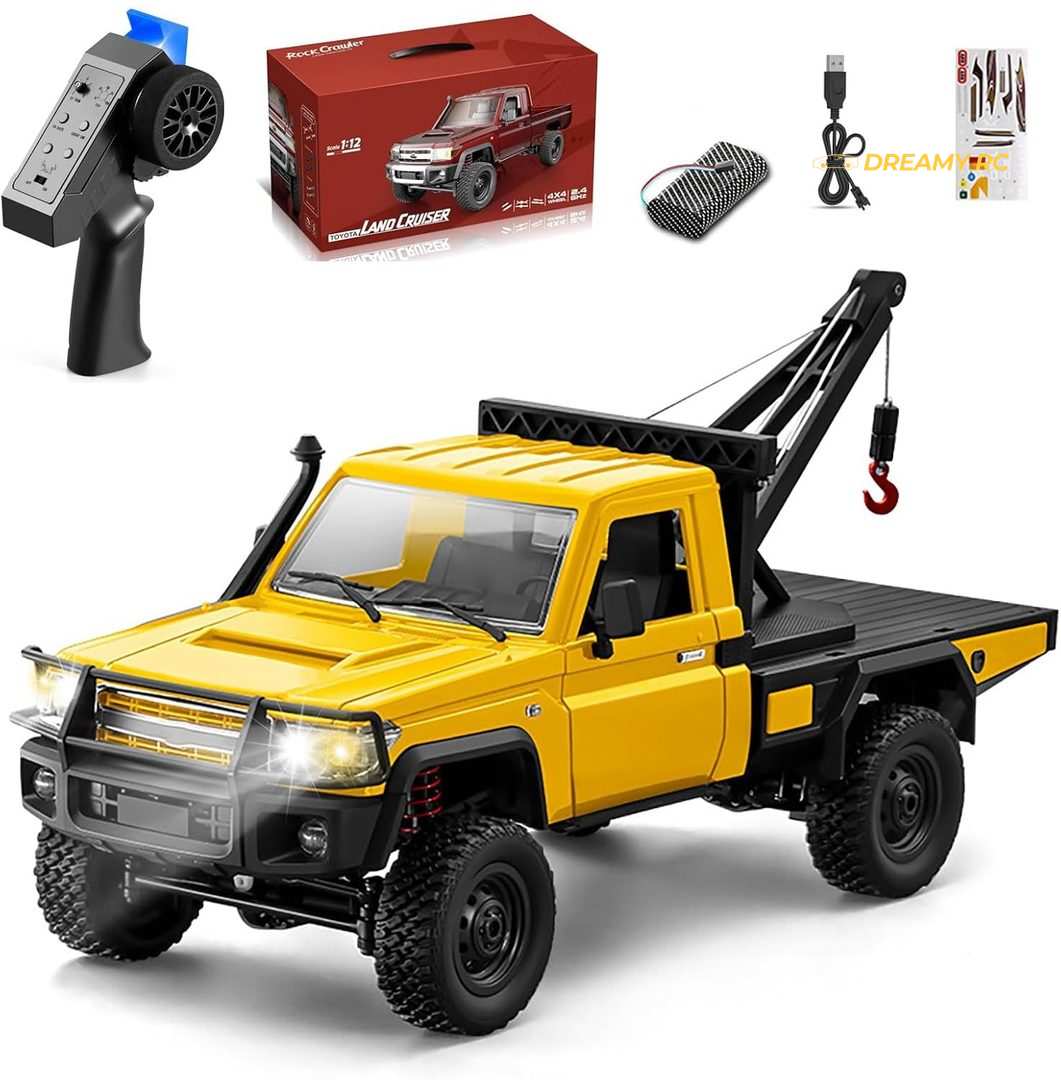 MN Model MN82T 1:12 RC Crawler with Working Crane
